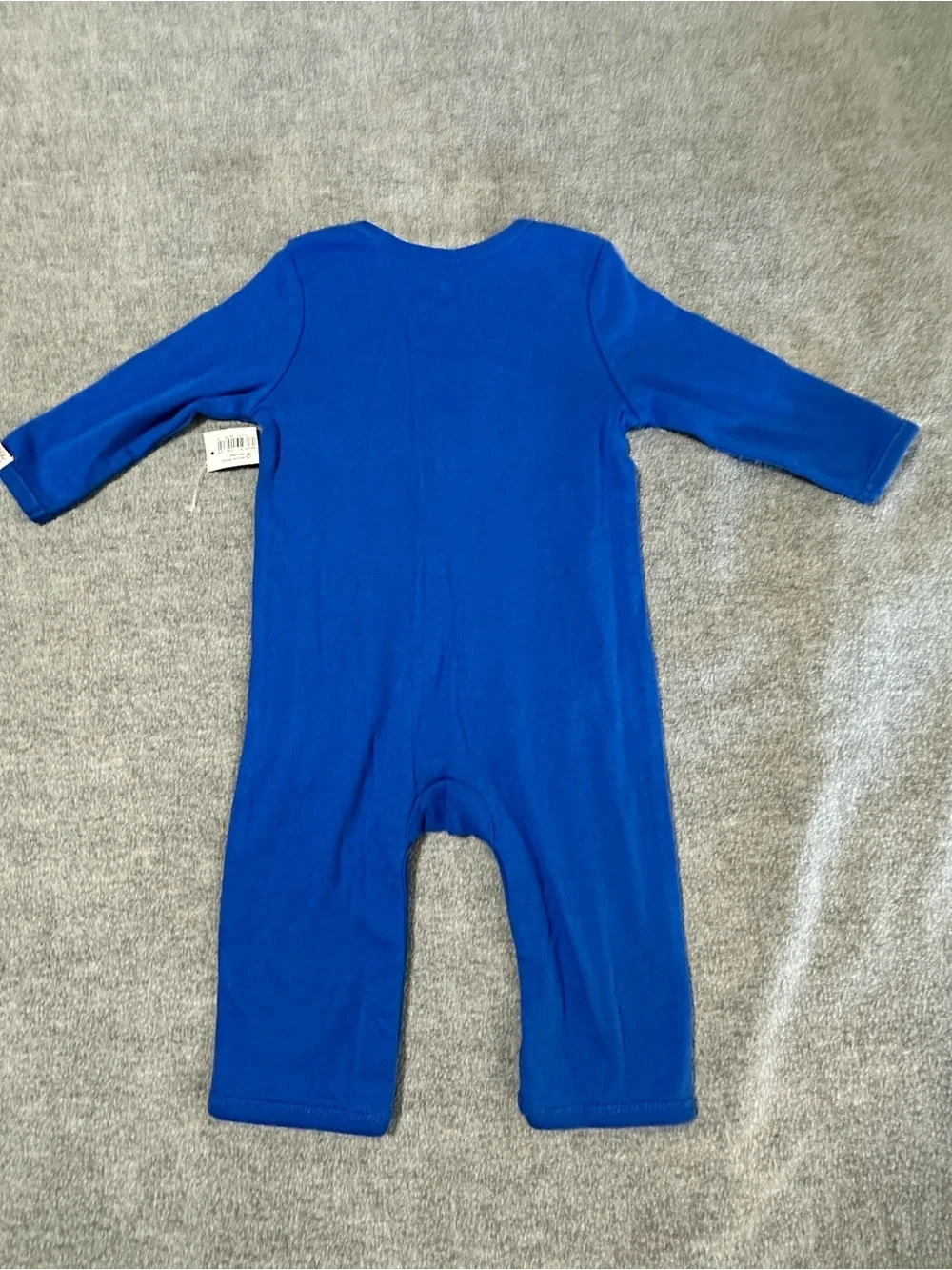 Old Navy Blue 'Rock Star' Long-Sleeve Footie with Colorful Lettering